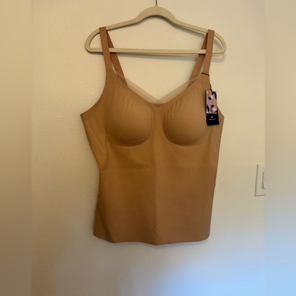 NEW Honeylove Crossover Cami Shapewear Tank Bra Size 3X Plus San Tan NWT - Picture 4 of 10